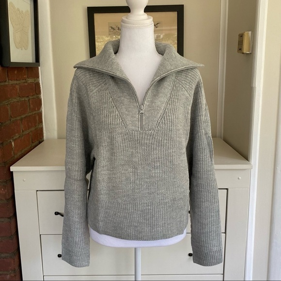 WAYF Nelle Half Zip Pullover - Picture 2 of 16